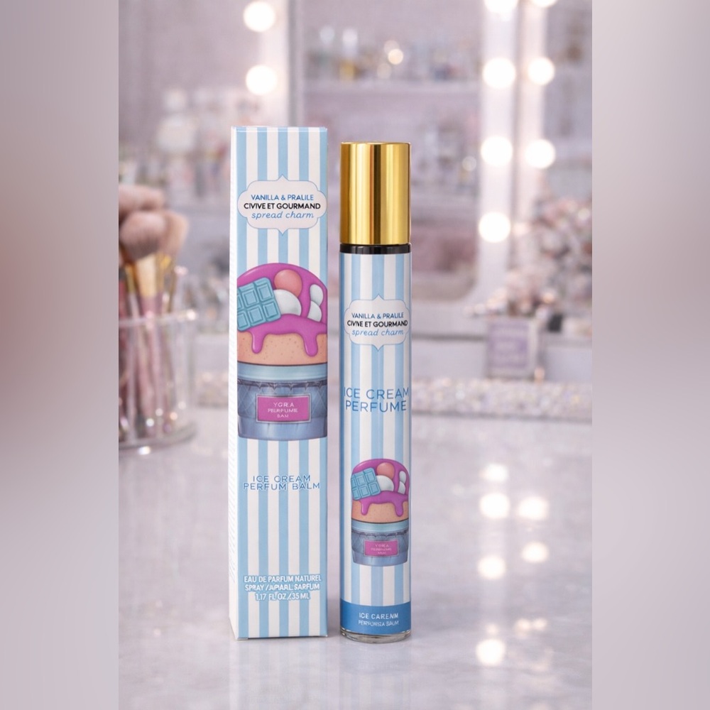 Ice Cream Perfume Balm “Vanilla Freak” Eau De Parfum Spray 1.17 oz / 35ml